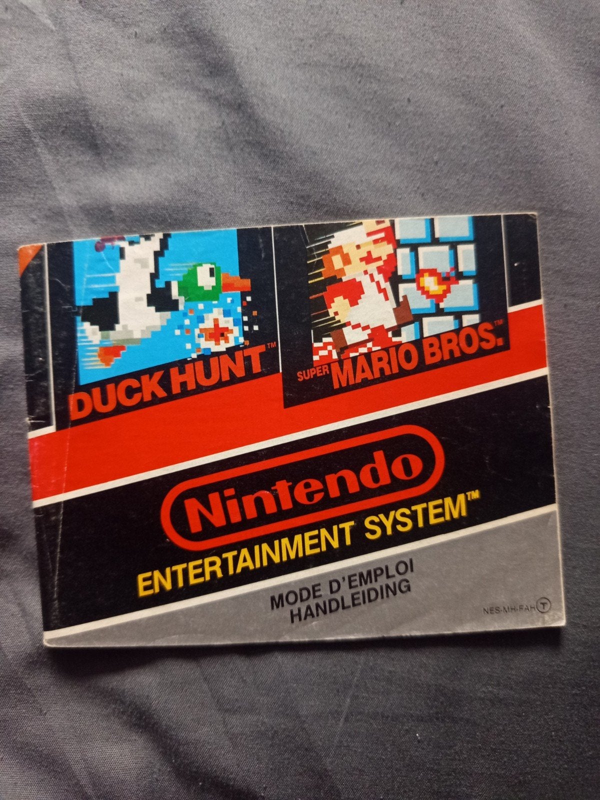 Duckhunt/super Mario Bros nes handleiding, Spelcomputers en Games, Games | Nintendo NES, 1 speler, Verzenden, Gebruikt, Vanaf 3 jaar