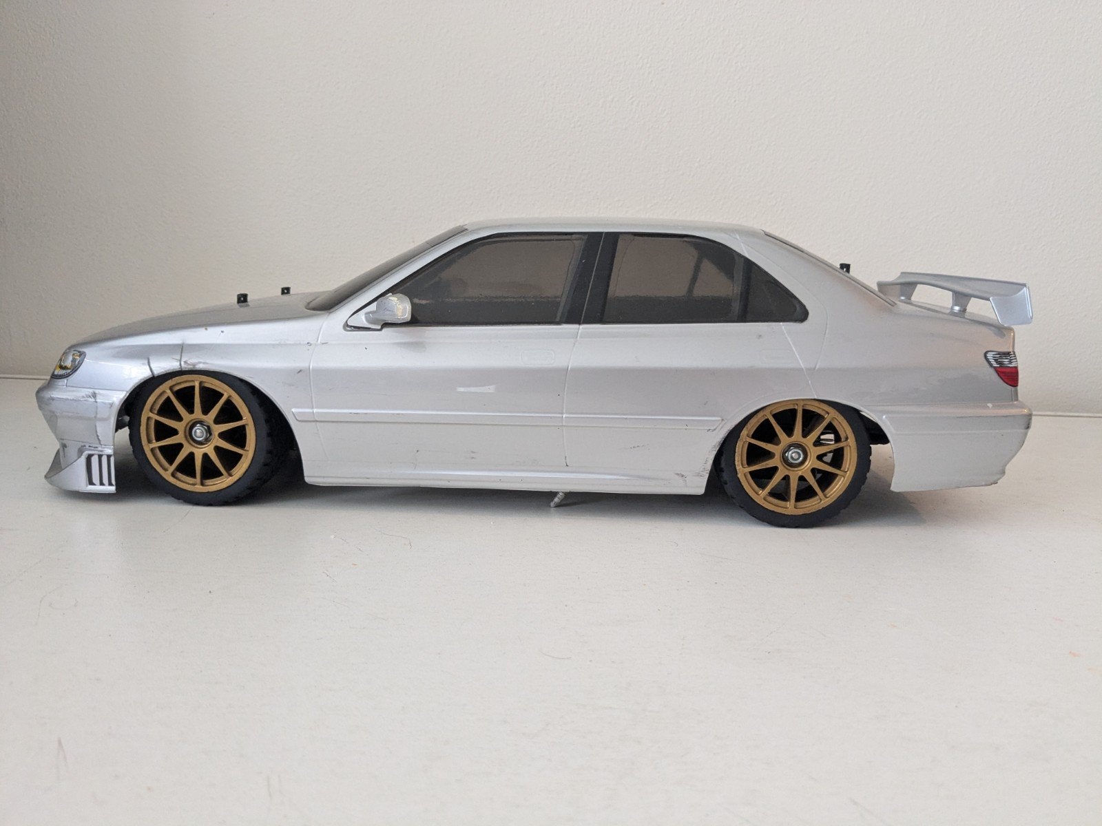 Tamiya TL-01 Peugeot 406 ST., Hobby en Vrije tijd, Elektro, Ophalen of Verzenden, Zo goed als nieuw, Schaal 1:10