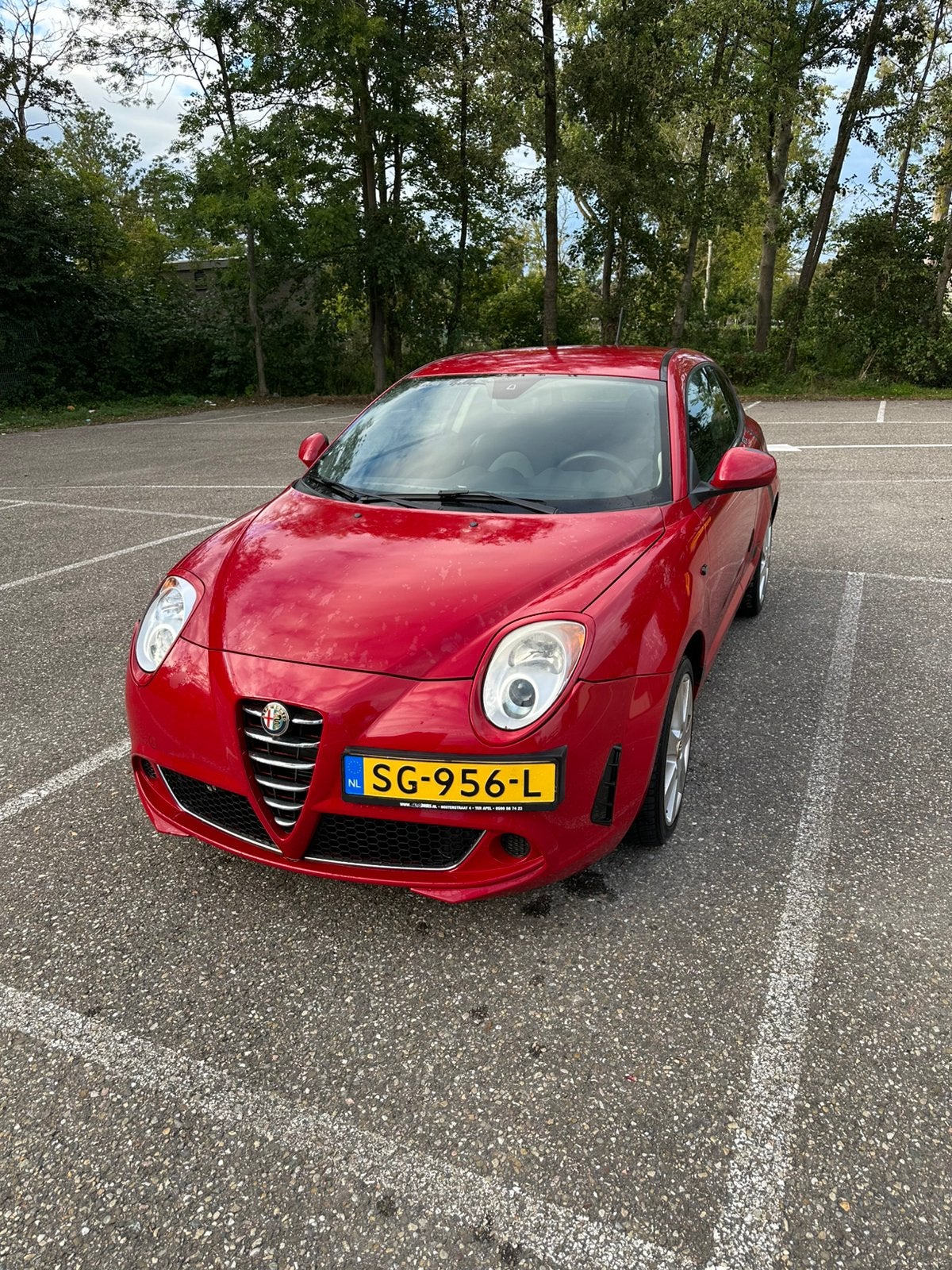 Alfa Romeo MiTo 1.4 16V 2009 | CarPlay | Achteruitrij Camera, Auto's, Voorwielaandrijving, Stof, Zwart, 1055 kg