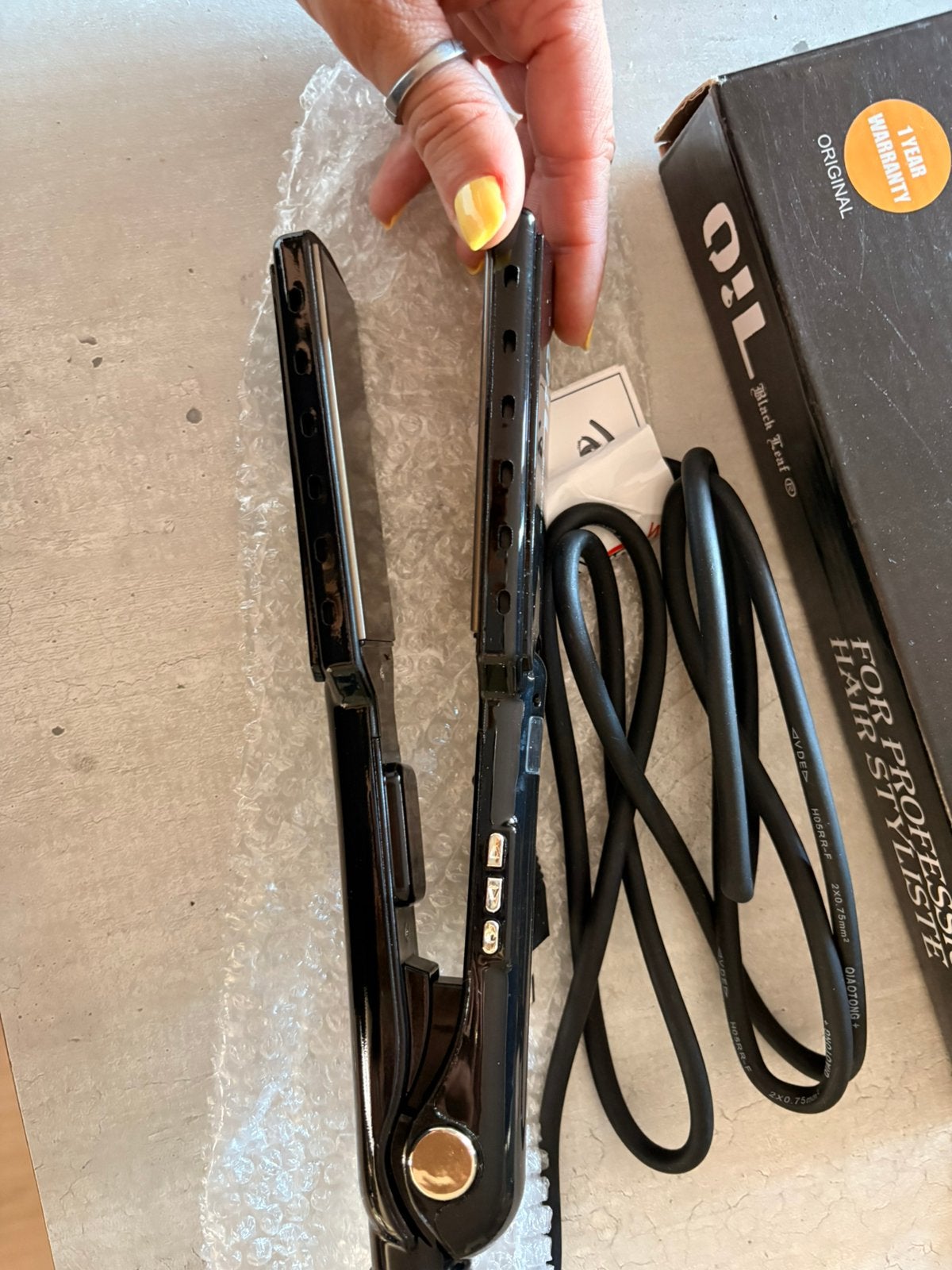Oil black leaf - hair styler model 6002, Ophalen of Verzenden, Nieuw