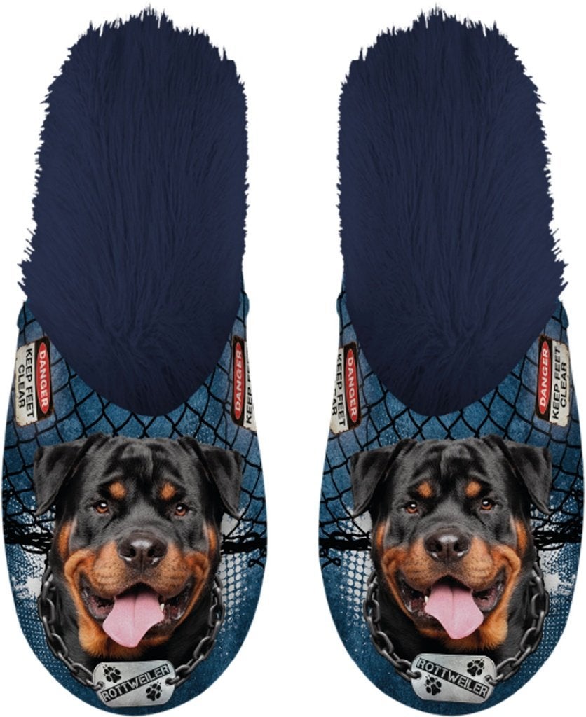 Slippers - Rottweiler - maat 39-42 - Verkoop voor goed doel, Slippers, Blauw, Nieuw, Ophalen of Verzenden