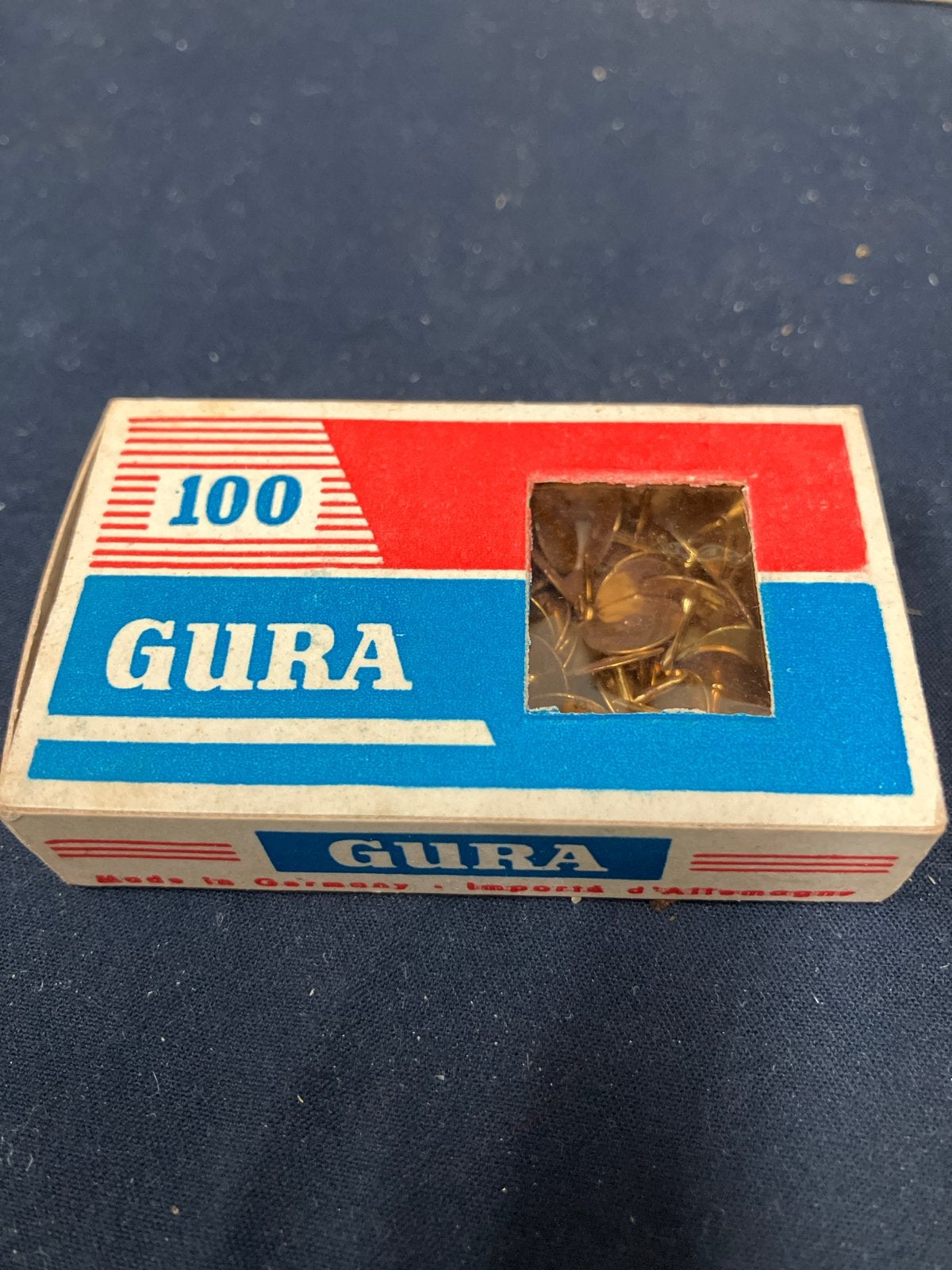 Vintage Doosjes GURA Punaises, Ophalen of Verzenden