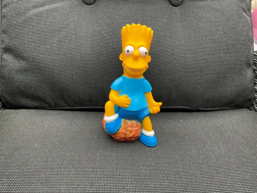 Zgan, niet kapot, Bart Simpson The Simpsons spaarpot, Ophalen, Overige figuren, Zo goed als nieuw, Beeldje of Figuurtje