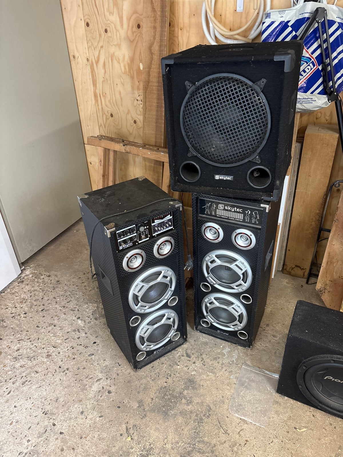 Skytec KA-28 Multimedia Audio Center met Subwoofer, Audio, Tv en Foto, Luidsprekers, Gebruikt, Speakerset, USB-aansluiting, Ophalen