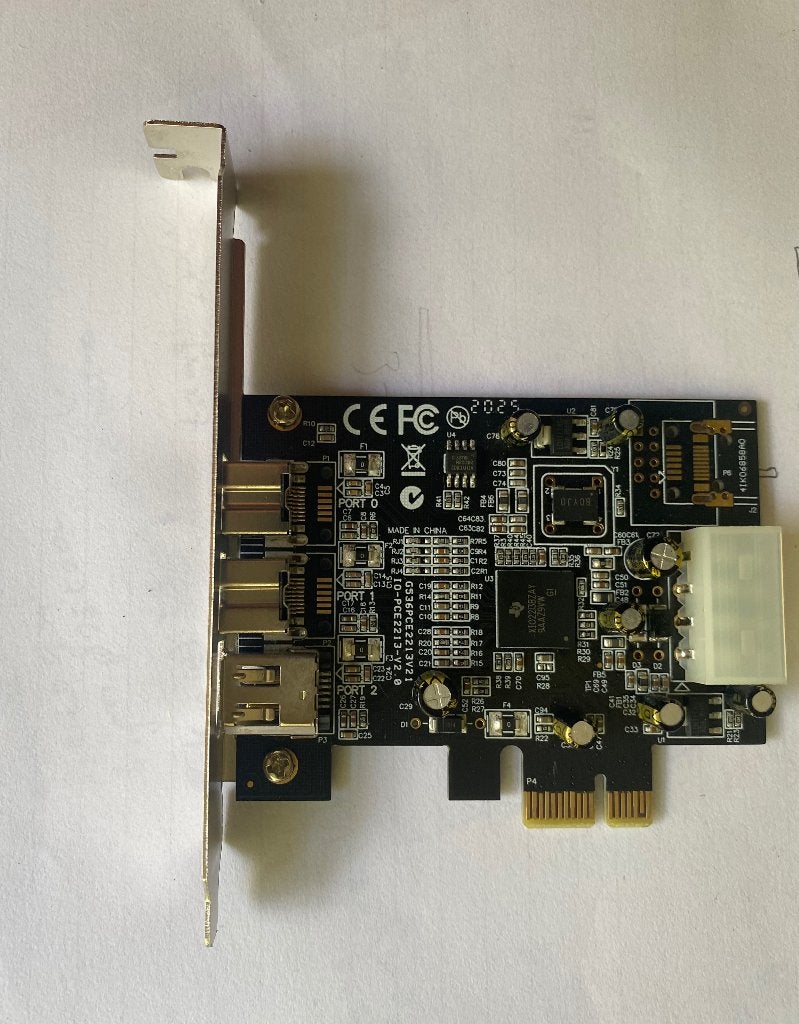 De-lock 89153 firewire kaart pci-e, Computers en Software, Verzenden, Zo goed als nieuw, Intern, Delock