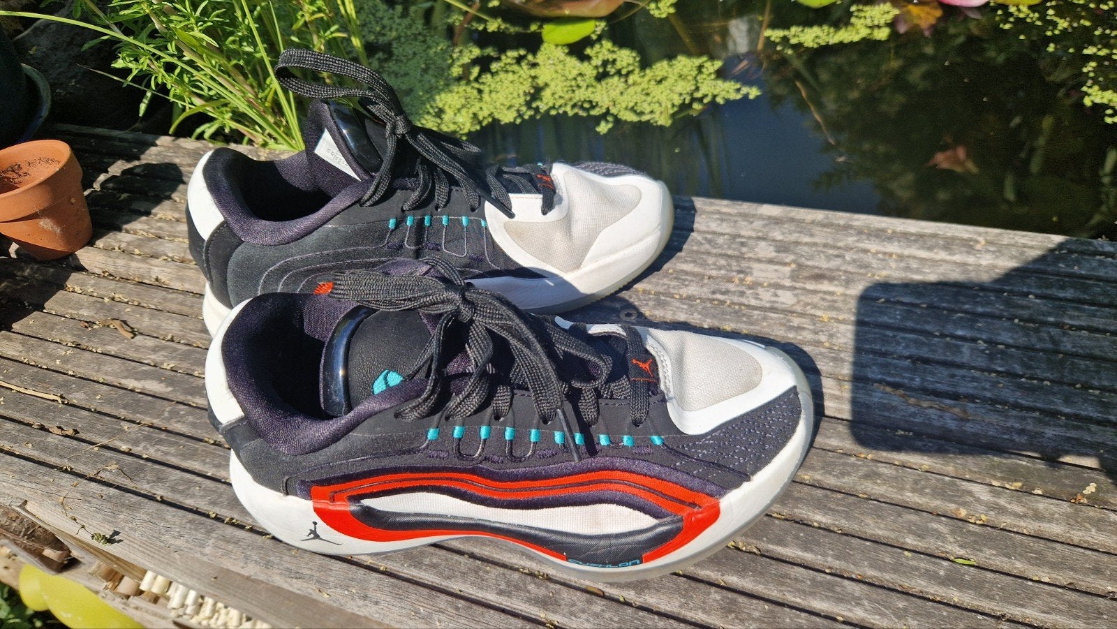 Jordan Luka 1 Basketballschoenen - Maat 36.5, Zwart, Ophalen of Verzenden, Sneakers of Gympen, Gedragen