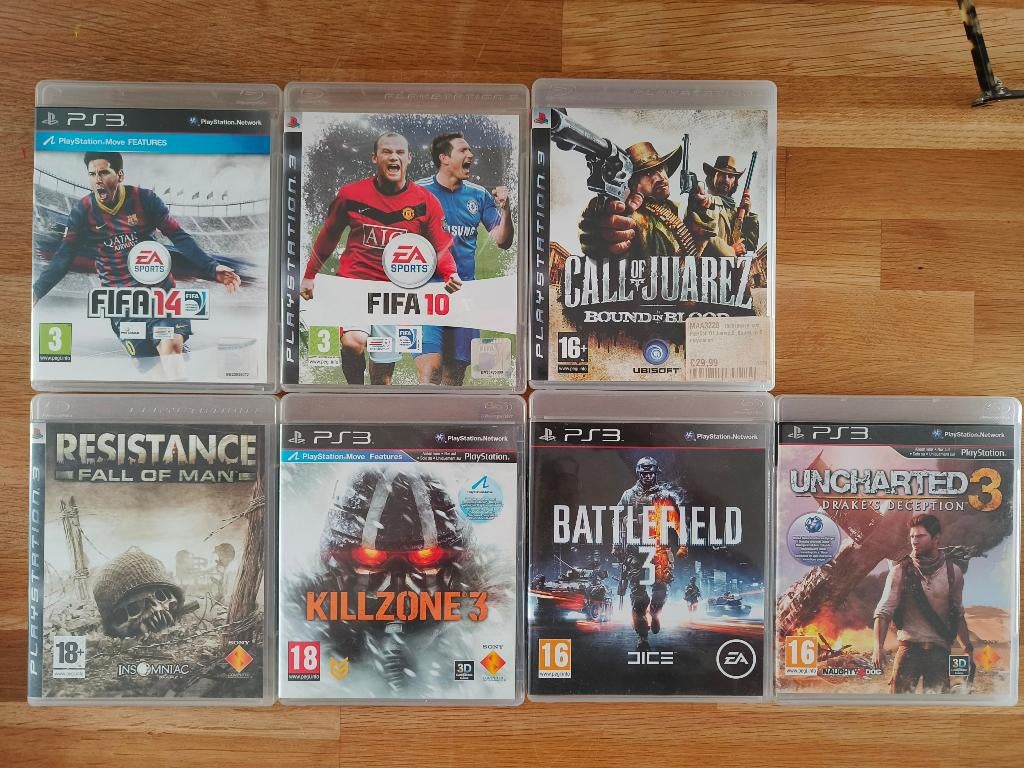 Diverse PS3 games, Uncharted 3, Battlefield, Killzone, FIFA, Spelcomputers en Games, Games | Sony PlayStation 3, Overige genres