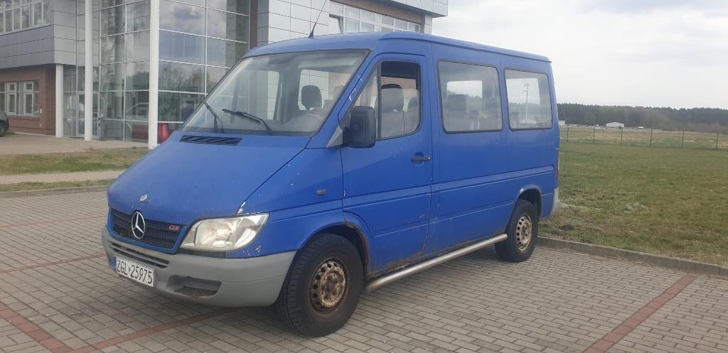 Mercedes-Benz 208 CDI, Blauw, Leder, Grijs, Particulier