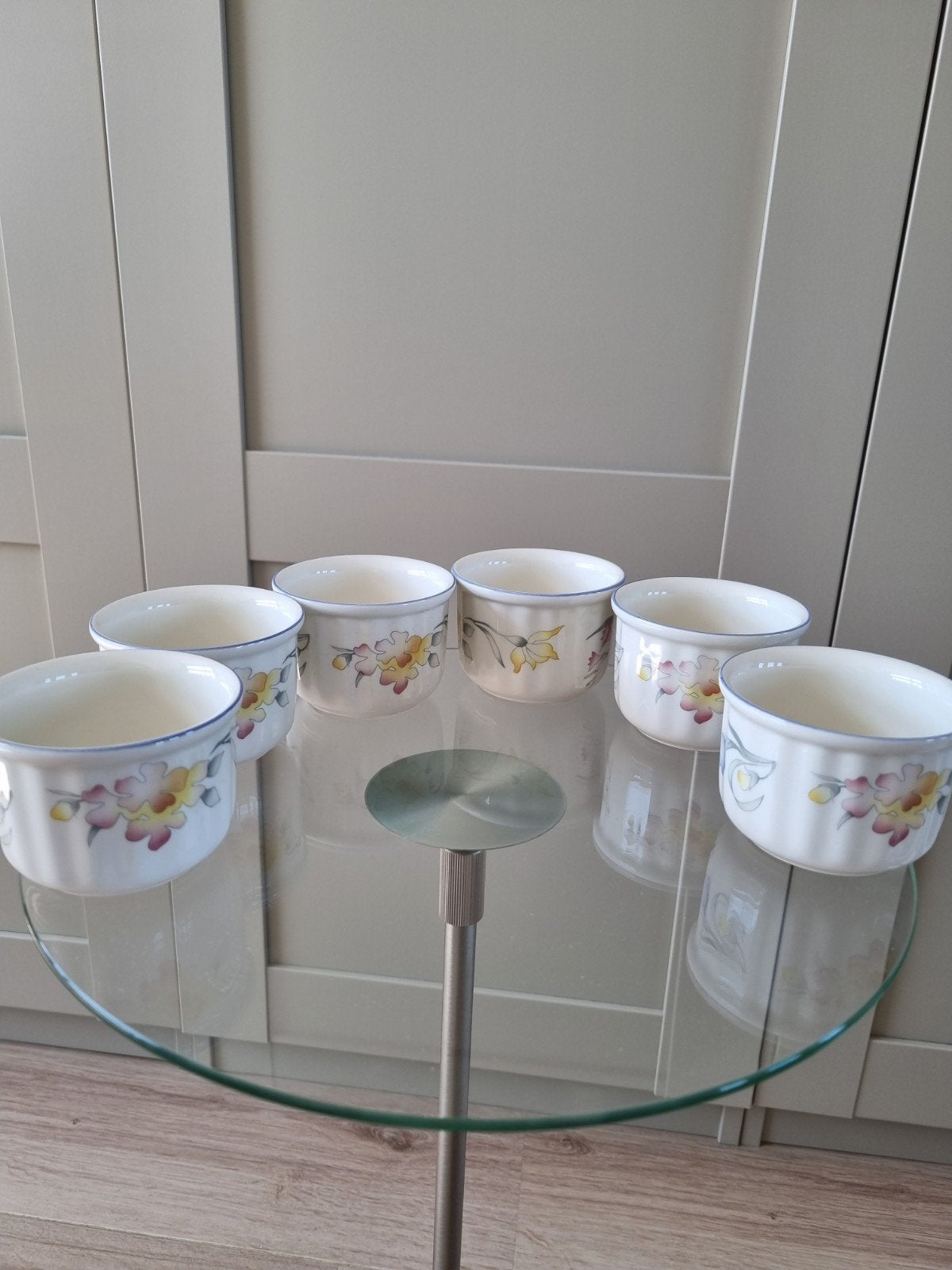 Villeroy & Boch 'Riviera' souffléschaaltjes 6 stuks, Ophalen of Verzenden, Zo goed als nieuw, Overige stijlen, Schaal of Schalen