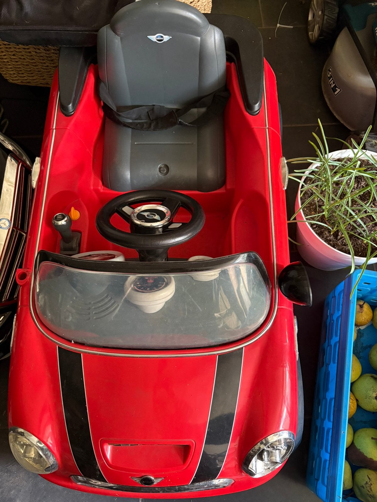 Elektrische kinderauto MINI opknapper!, Gebruikt