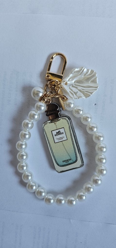 witte parel designer keychain, Verzamelen, Ophalen of Verzenden, Nieuw, Overige typen