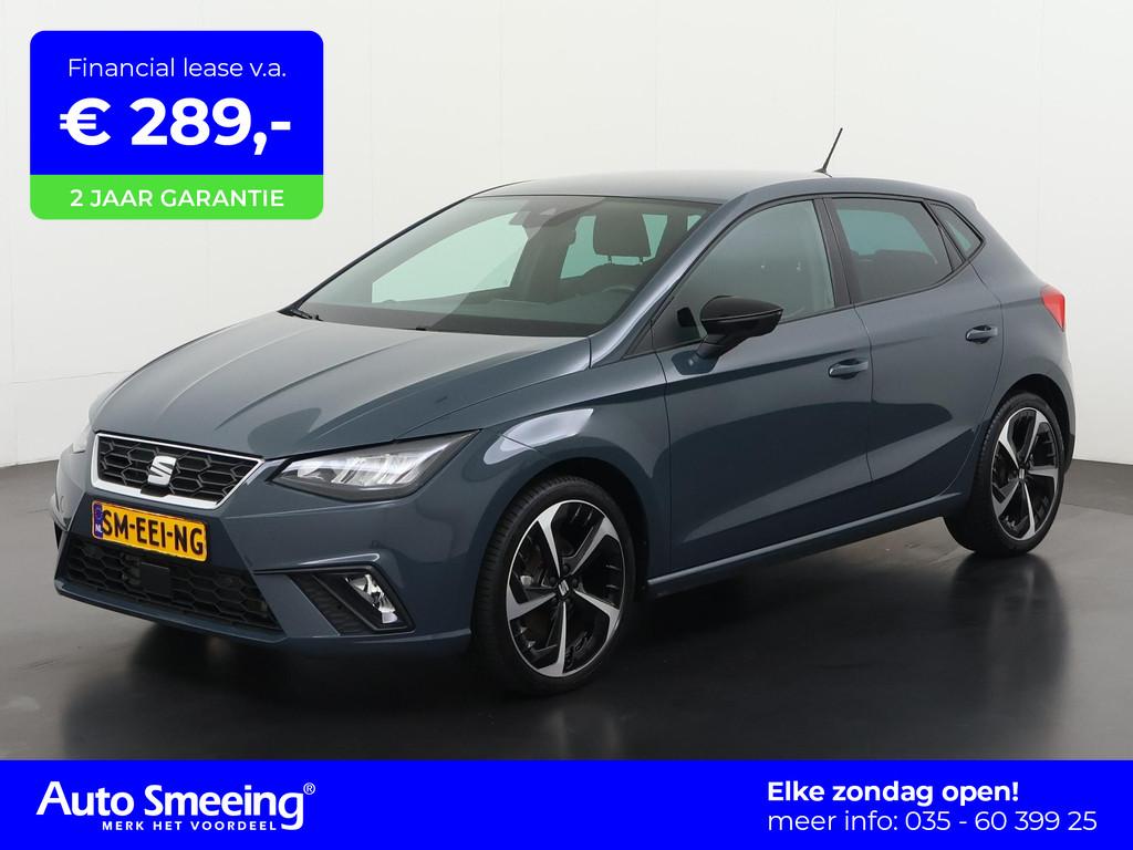 SEAT Ibiza 1.0 EcoTSI FR DSG | Camera | Stoelverwarming | Zo, Auto's, Seat, 12 maanden, Gebruikt, 580 kg, Blauw