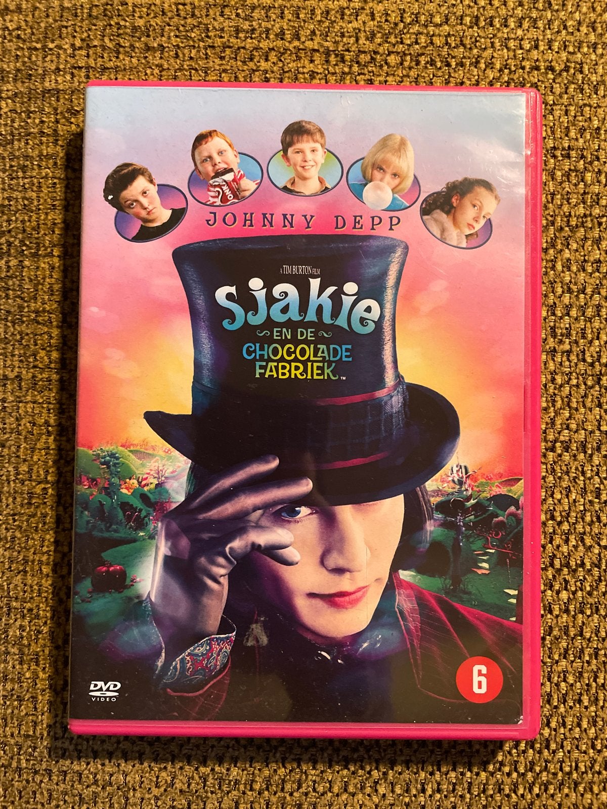 Sjakie en de Chocoladefabriek dvd - Johnny Depp, Nederlands, Vanaf 6 jaar, Familie, Film