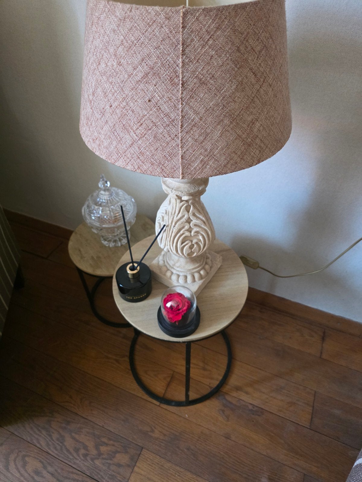 Staande lamp, Ophalen