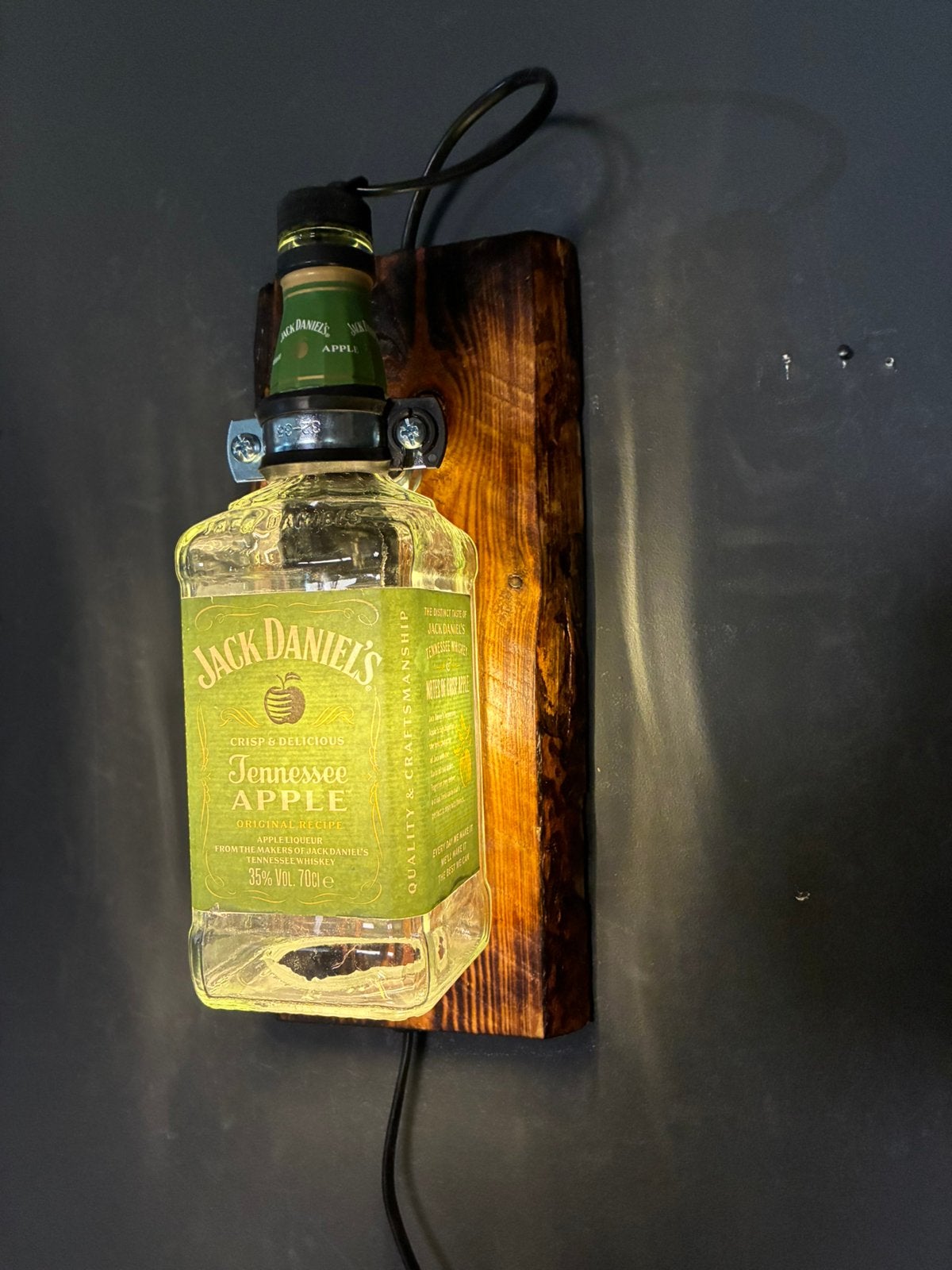Jack Daniel’s apple Wandlamp, Met schakelaar, Nieuw, Wandlamp, Glas