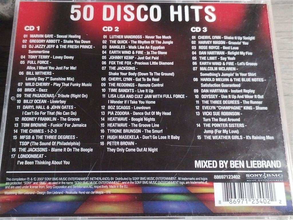 Ben Liebrand ‎– 50 Disco Hits [3 CD], Ophalen of Verzenden, Zo goed als nieuw, Disco