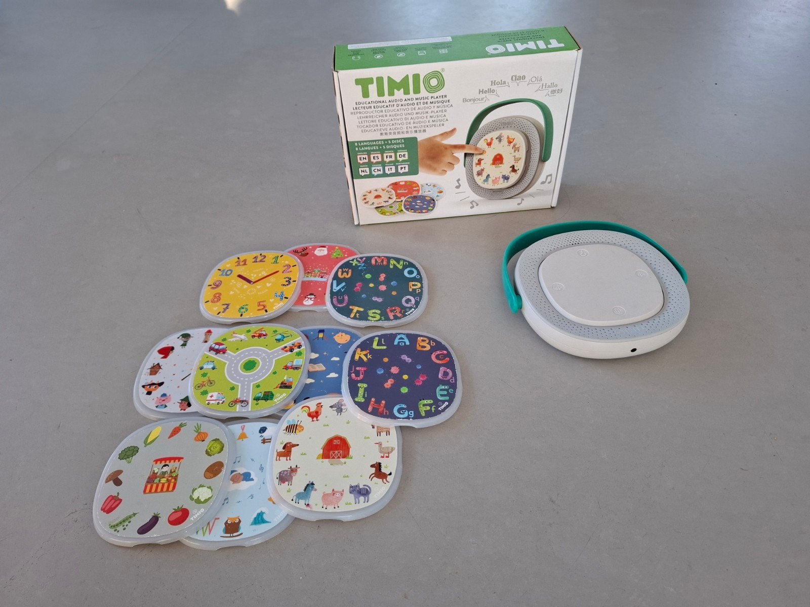 Timio Educatieve Audio- en Muziekspeler met Discs, Ophalen of Verzenden, Zo goed als nieuw, Taal en Lezen, Met geluid