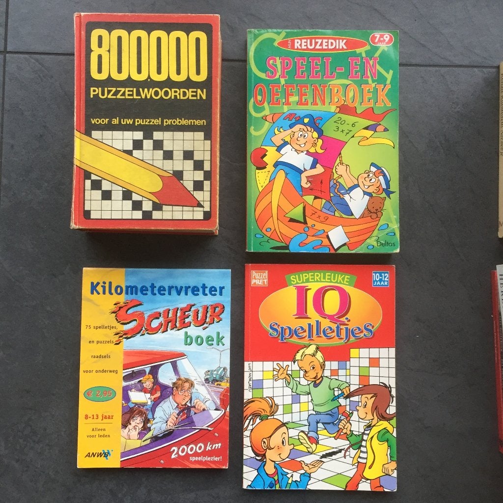Puzzelboekjes., Ophalen of Verzenden, Minder dan 500 stukjes, Zo goed als nieuw, Overige typen