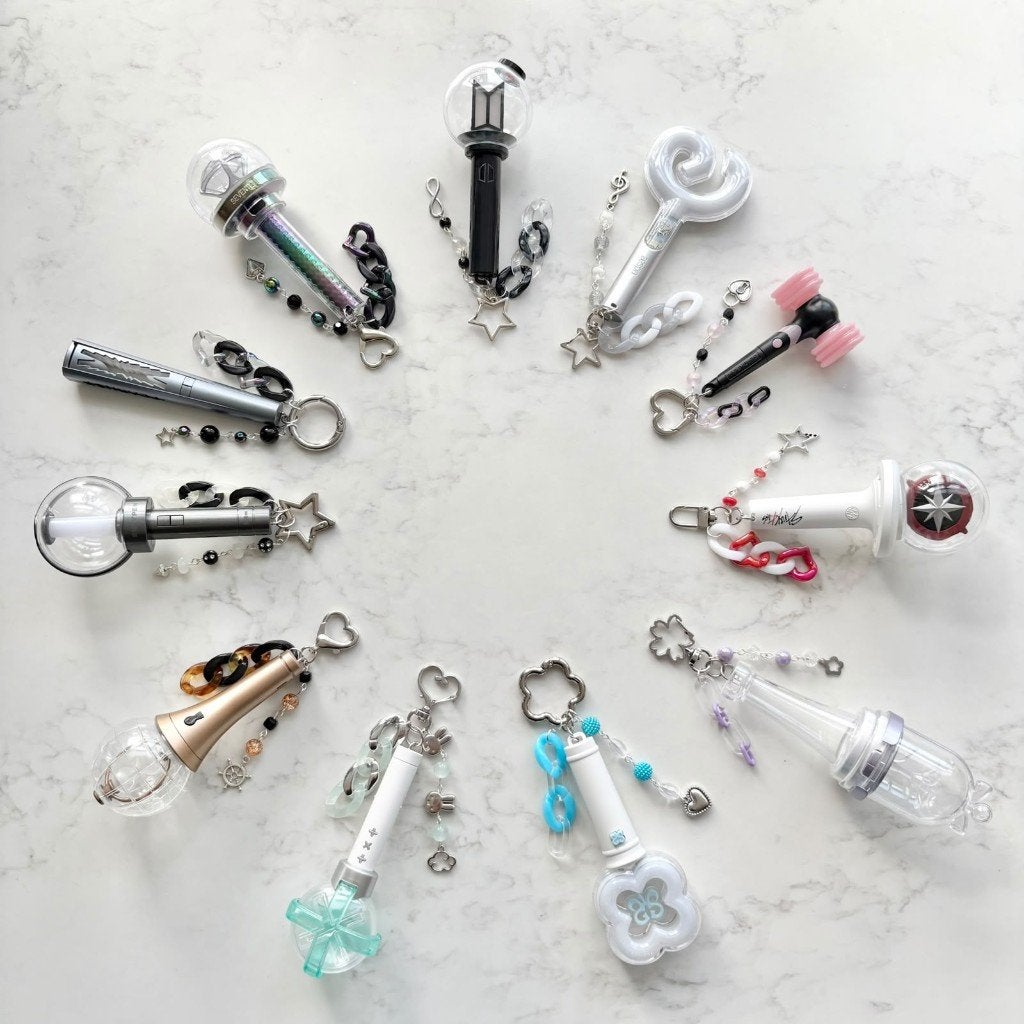 Kpop lightstick sleutelhanger, Verzamelen, Ophalen of Verzenden, Nieuw, Gebruiksvoorwerp
