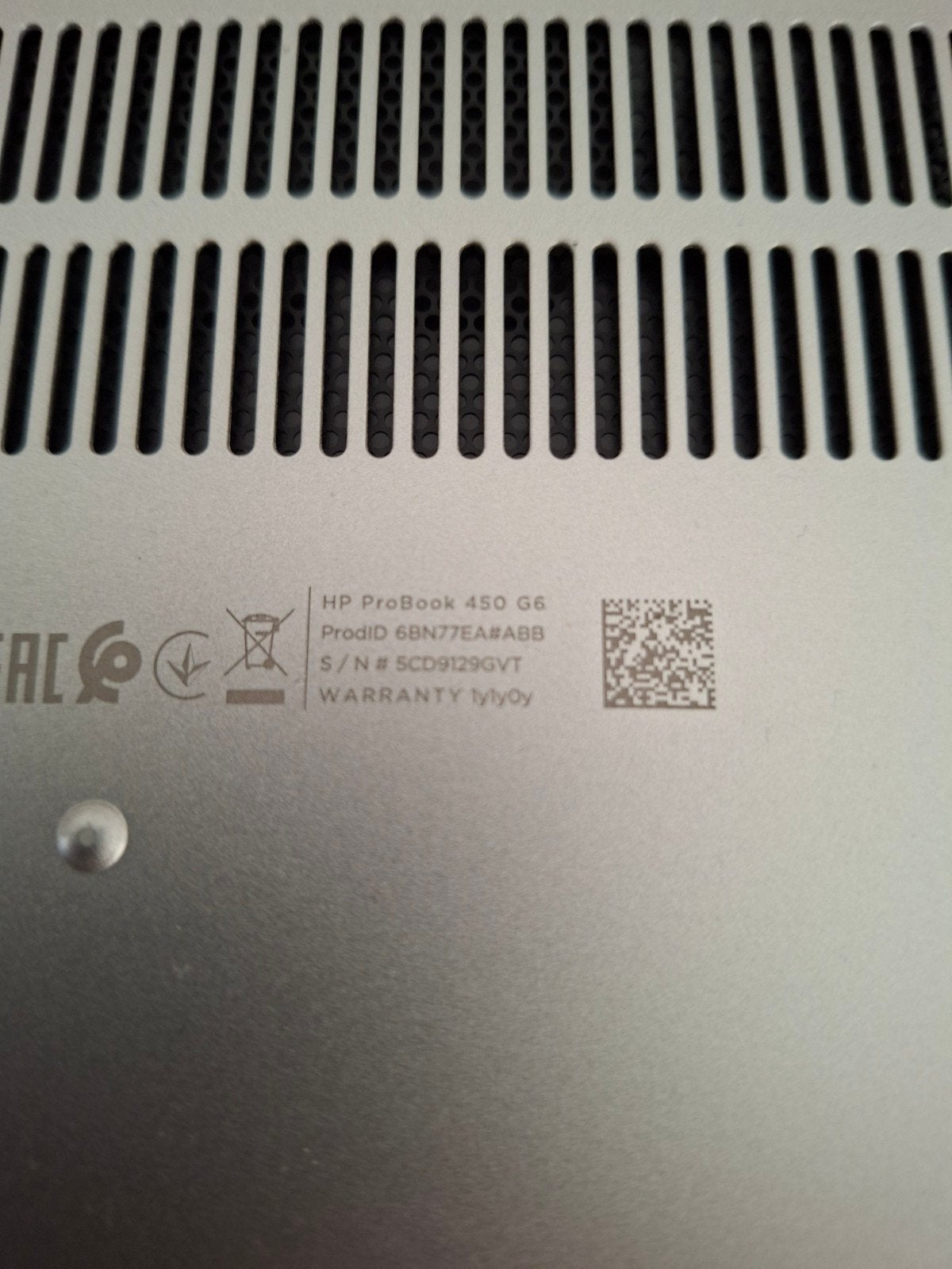 HP ProBook 450 G6 - Onderdelen/Niet werkend, 2 tot 3 Ghz, 15 inch, Ophalen of Verzenden, HP