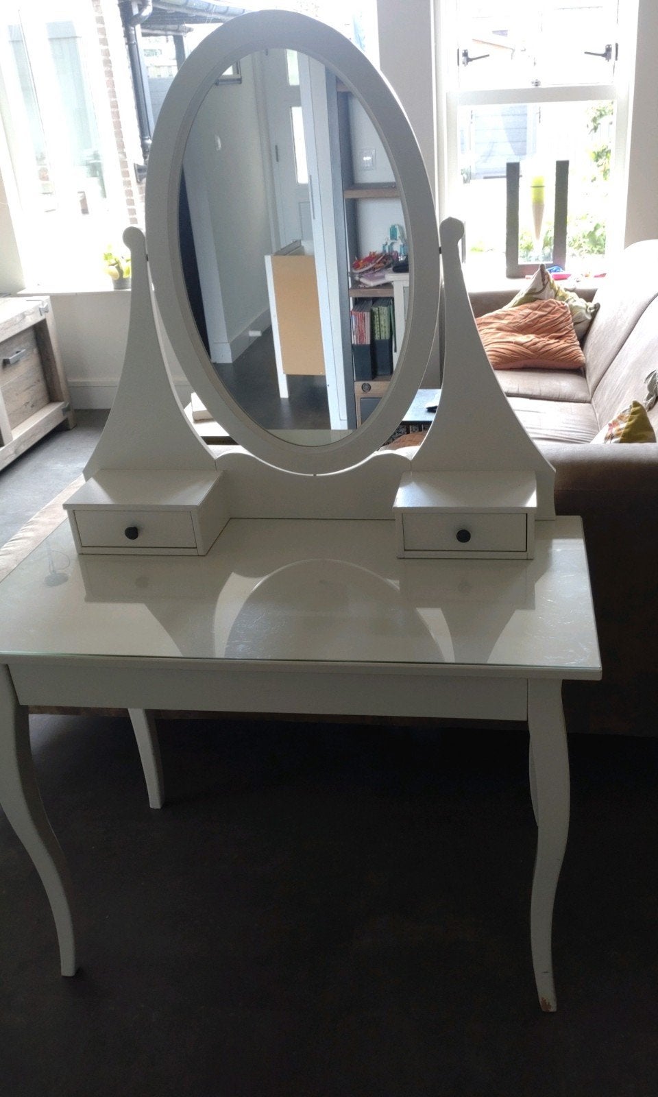 ikea hemnes kaptafel, Ophalen, Gebruikt, 50 tot 100 cm, Hout