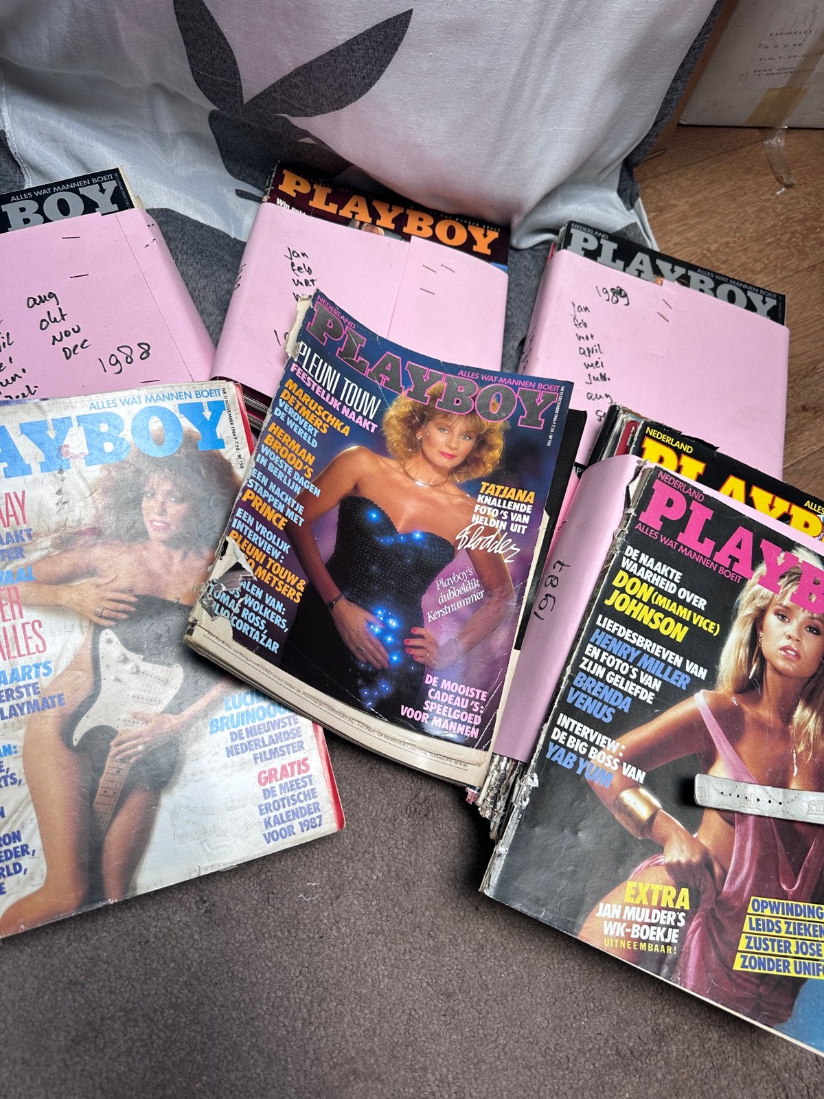 42 Nederlandse Playboy magazines (1986-1992) dekbed kado, Ophalen, Gelezen, Overige typen