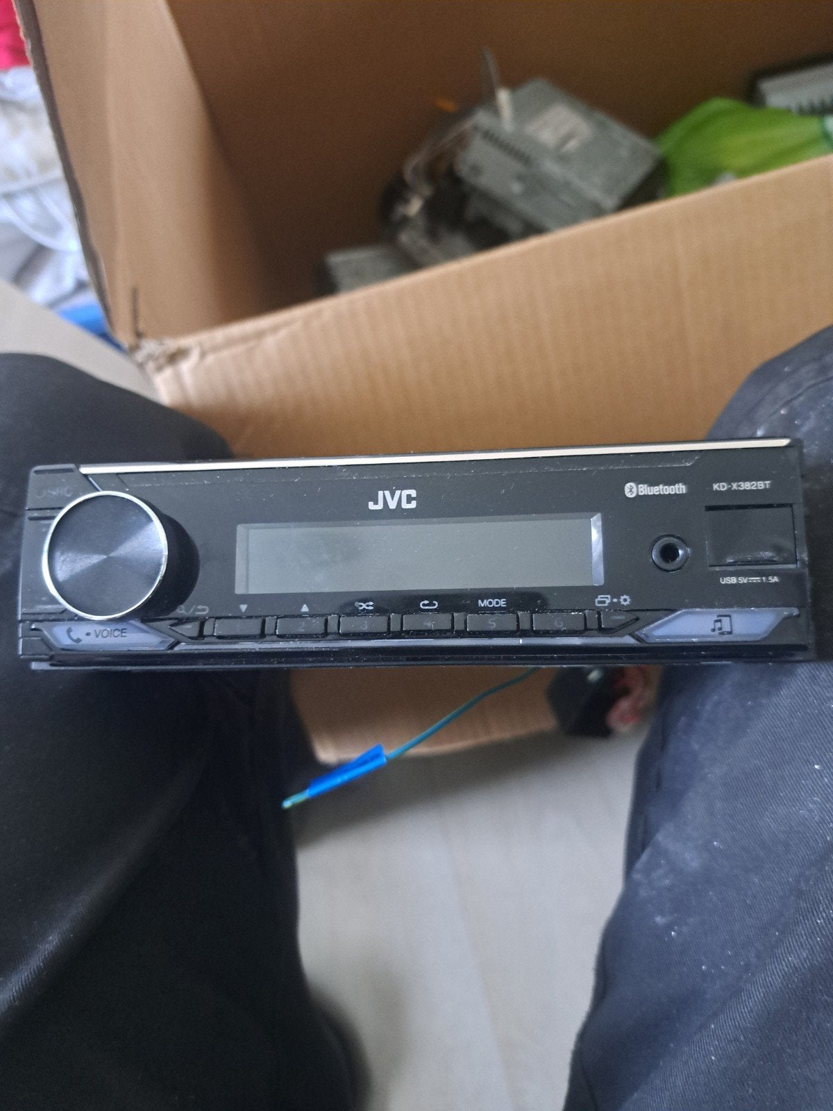 JVC KD-X382BT Autoradio met Bluetooth en USB, Ophalen of Verzenden, Gebruikt