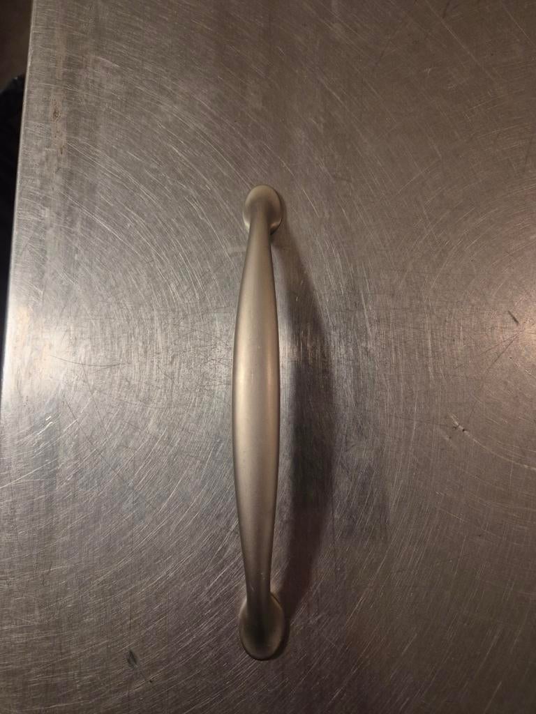 Set van 11 geborsteld nikkel kastgrepen, hoh 16cm, Huis en Inrichting, Kasten | Overige, Ophalen of Verzenden, Zo goed als nieuw