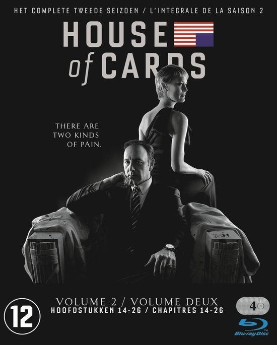 'House of Cards', seizoen 2, Vanaf 16 jaar, Nederlands, Ophalen of Verzenden, Zo goed als nieuw
