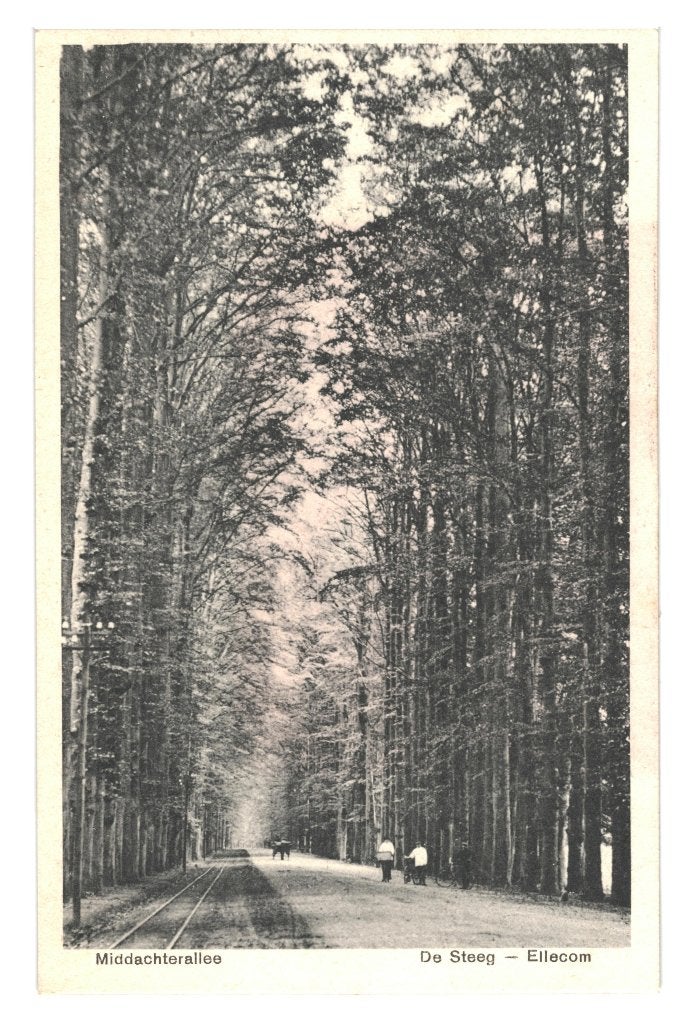 988139 De Steeg Ellecom Gld Middachterallee Nette oude kaart, Ophalen of Verzenden, 1920 tot 1940, Ongelopen, Gelderland