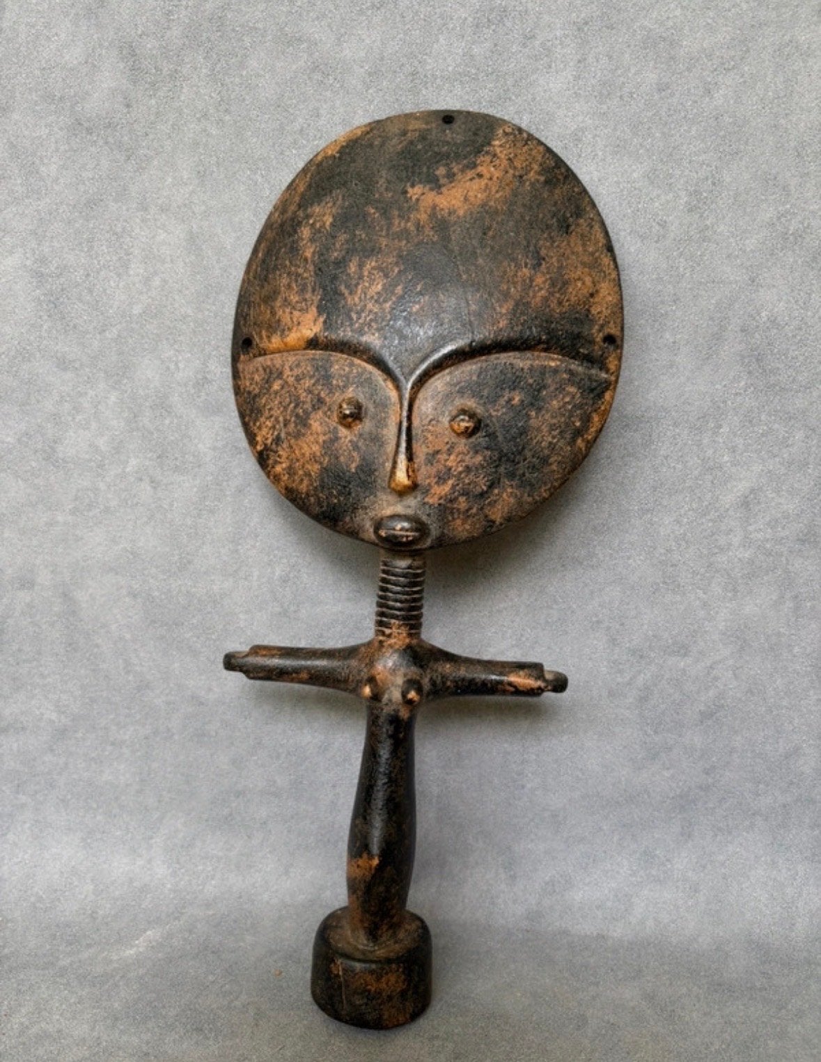 Afrikaanse Houten Akua'ba - Ghana, Ashanti, Hout, Bruin, Afrika, Ophalen of Verzenden