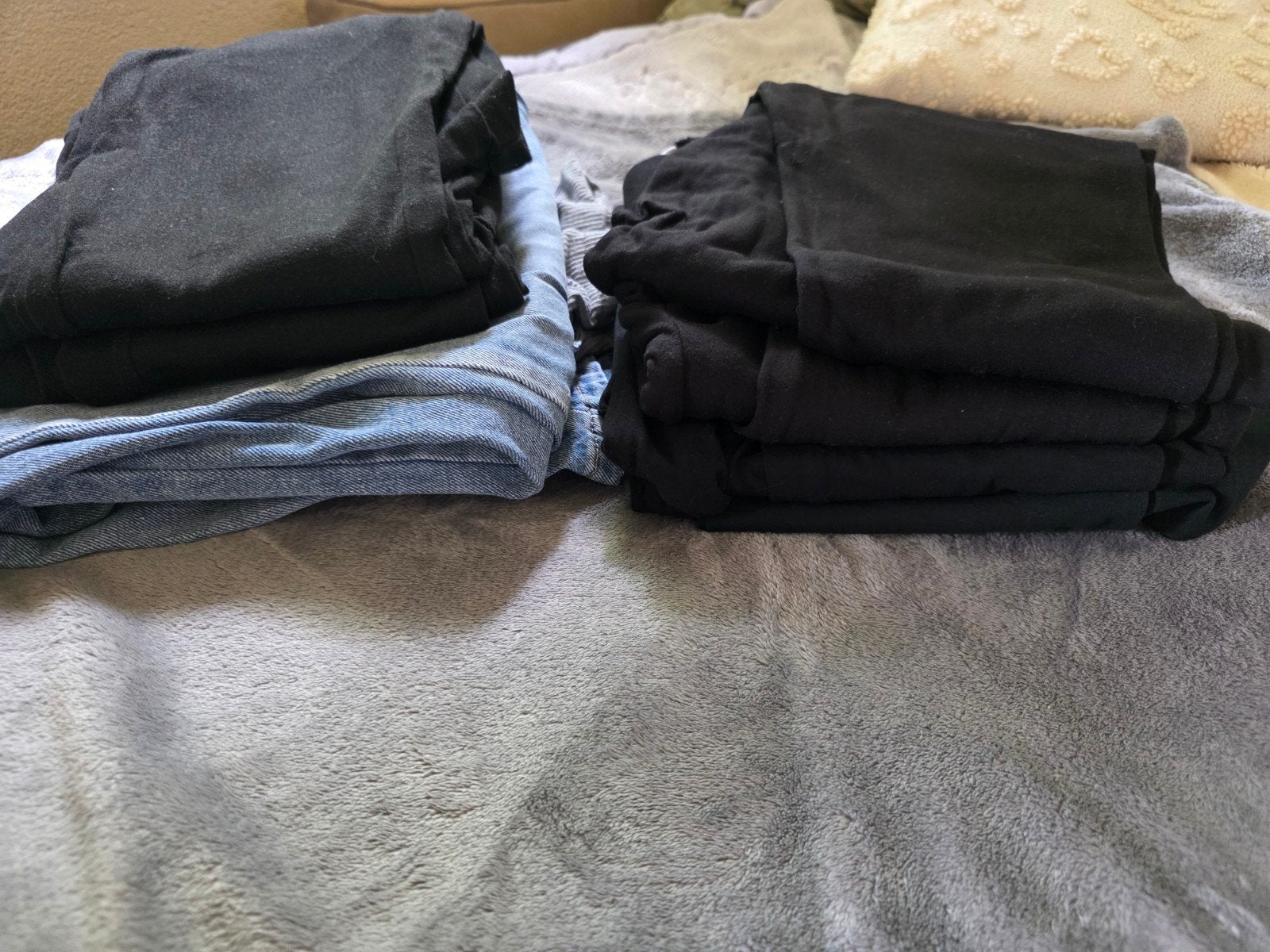 Zwangerschapsbroeken & Leggings Set (7 stuks) Maat 40-42, Ophalen, Gedragen