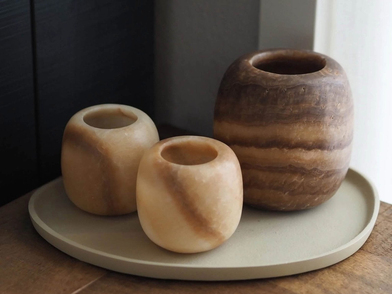 Alabaster donker bruin, Ophalen of Verzenden, Nieuw, Bruin