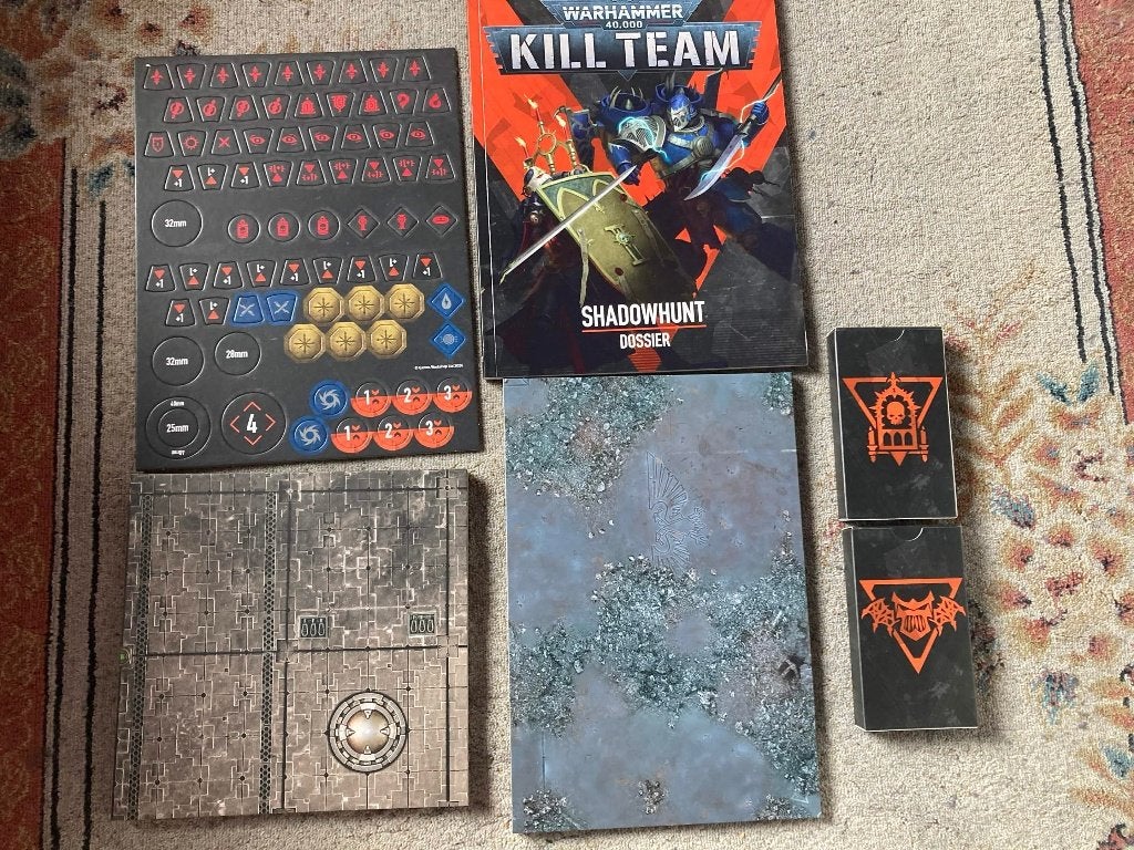 Warhammer Killteam Shadowhunt Datacards and Markers, Ophalen of Verzenden, Nieuw, Warhammer 40000, Boek of Catalogus