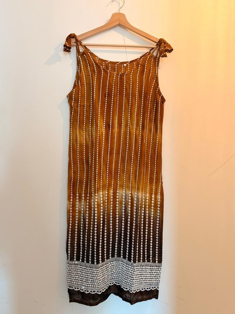 Ombre Tie-Dye Beach Kurti / Cover-Up, Ophalen, Geel, Nieuw, Local Vender
