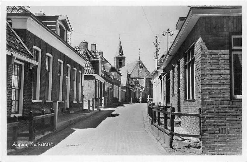 380-763-005 Anjum Kerkstraat, Verzenden, Voor 1920, Friesland
