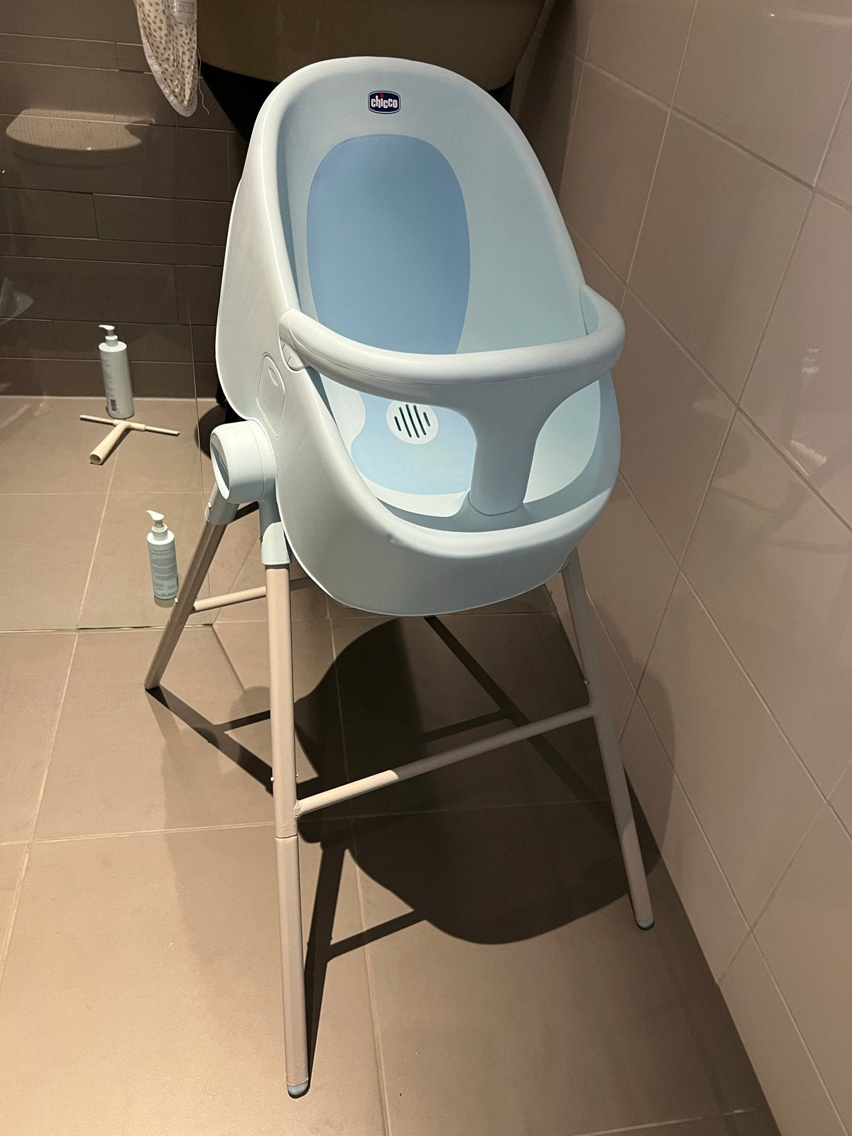 Chicco Babybadje Bubble Nest - Lichtblauw, Overige merken, Gebruikt, Ophalen of Verzenden, Badje