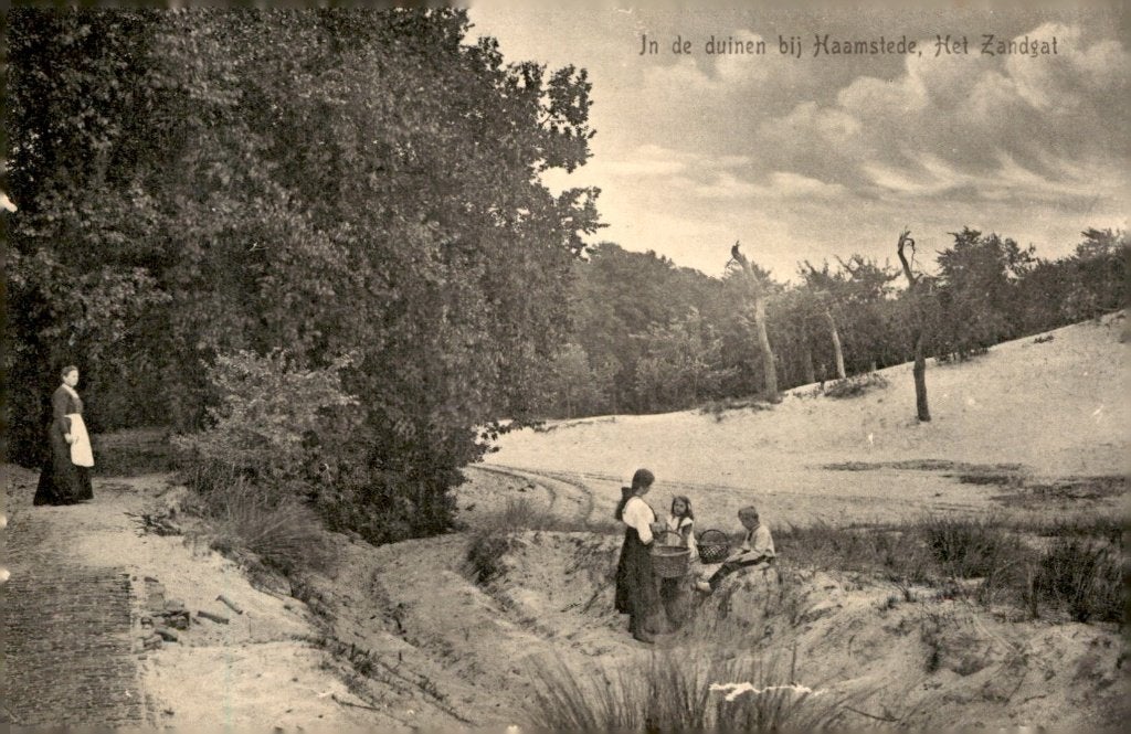 Haamstede Het Zandgat # 332, Verzamelen, Ansichtkaarten | Nederland, Verzenden, Voor 1920, Gelopen, Zeeland
