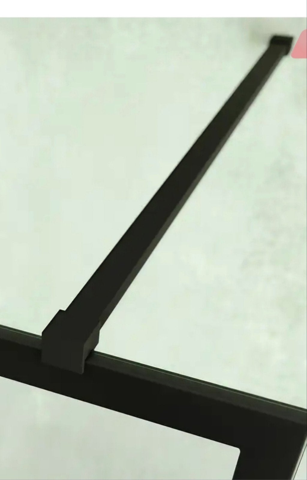 douche wand stabilisatie stang 120 cm zwart, Ophalen, Overige materialen, 100 tot 150 cm, Overige typen