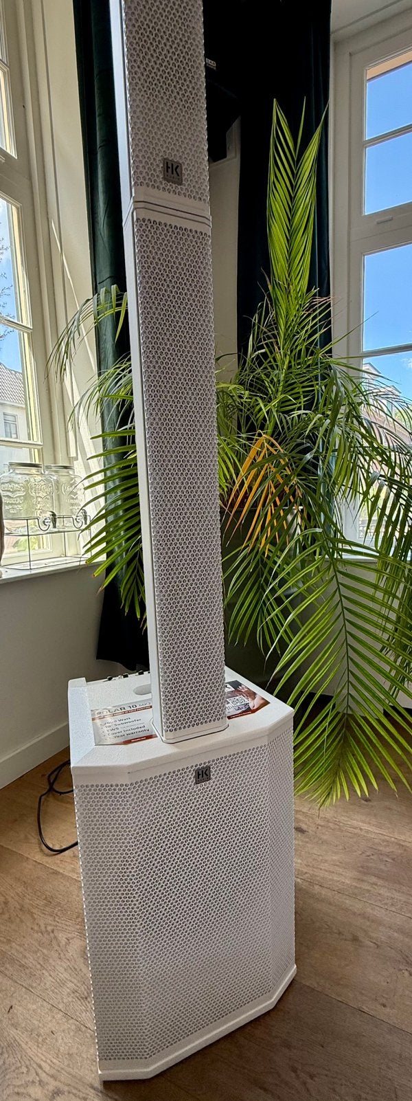 2x HK Audio Polar 10 MK2 PA-systeem met hoezen, Audio, Tv en Foto, Luidsprekers, Zo goed als nieuw, Speakerset, 150 watt of meer