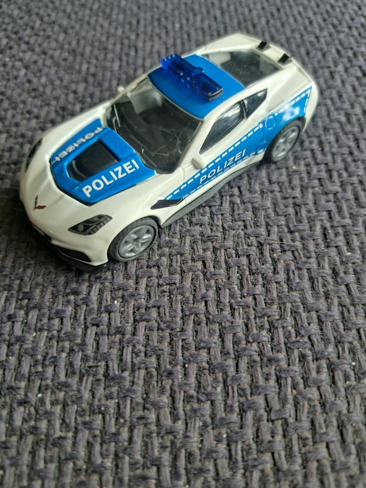 siku model chevrolet corvette zr1 "polizei", Gebruikt, Auto, West germany, N.b