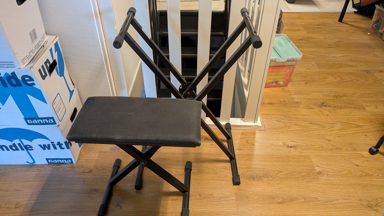 Keyboard standaard en kruk., Ophalen, Gebruikt, Overige merken, Met standaard