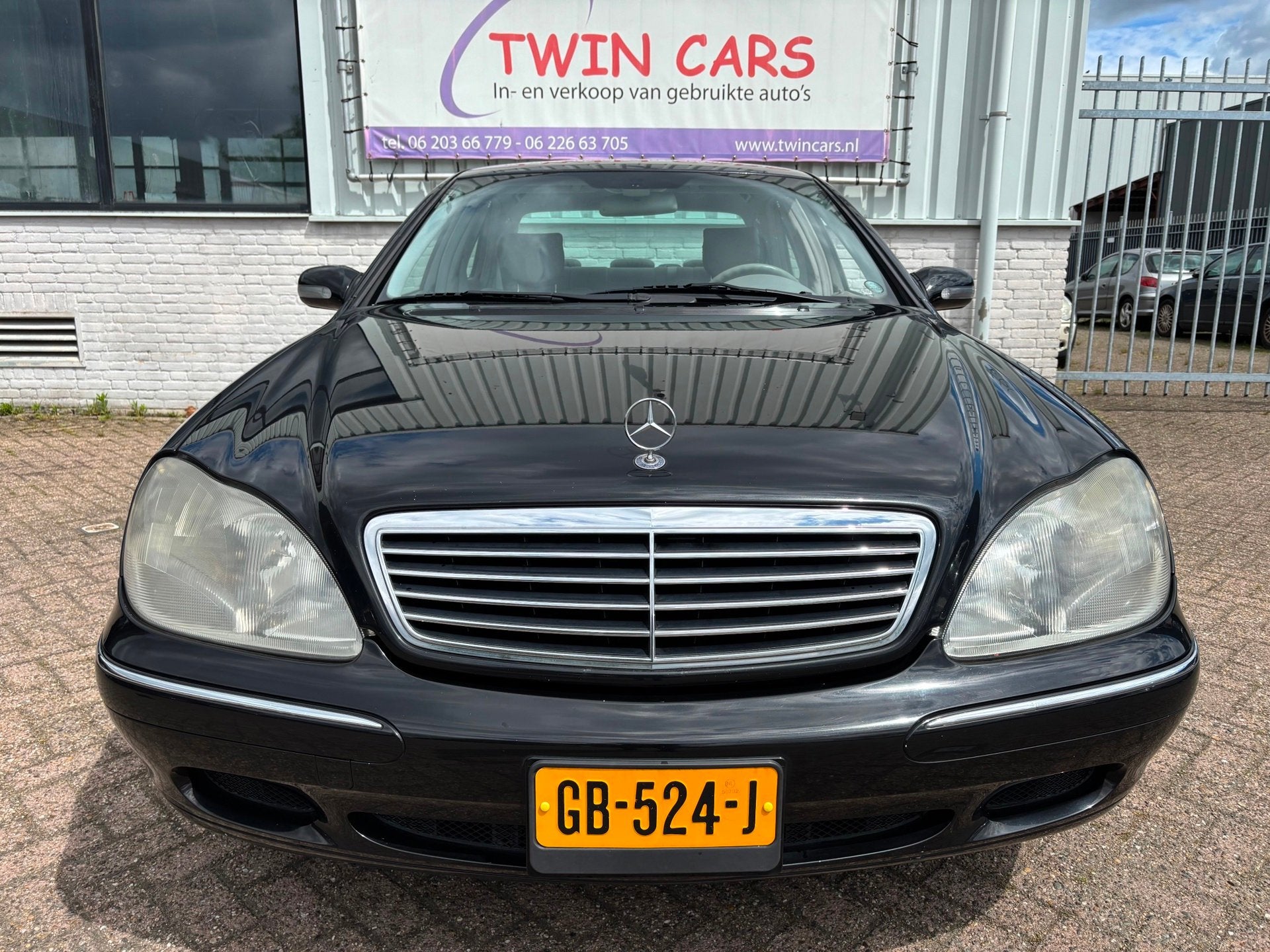 Mercedes-Benz S-klasse 320 Leder Xenon Luchtvering Youngtime, Auto's, Achterwielaandrijving, Gebruikt, Zwart, Bedrijf