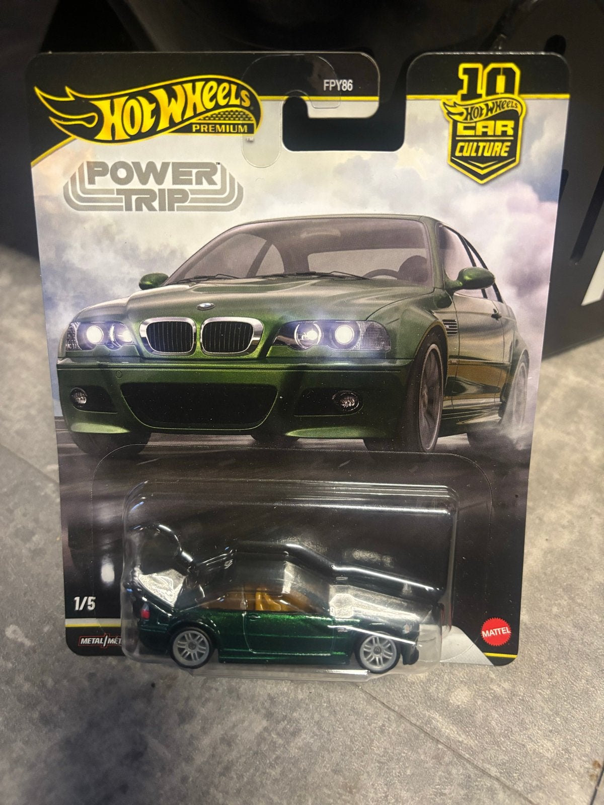 Hot Wheels Premium Power Trip BMW E46 M3 Groen, Ophalen of Verzenden, Nieuw, Auto, Overige merken