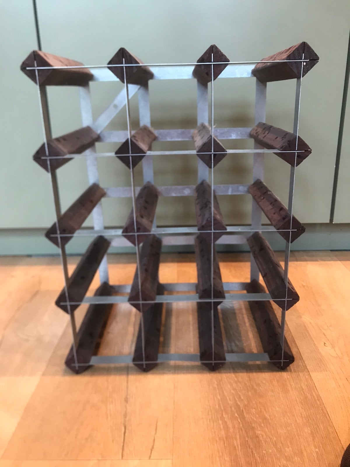 Wijn rek, Huis en Inrichting, Woonaccessoires | Wijnrekken, Ophalen, Minder dan 50 cm, 5 tot 15 flessen
