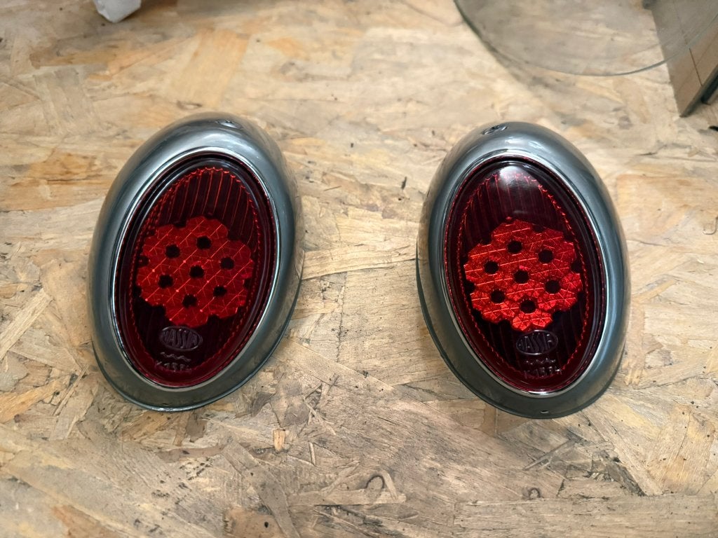 Volkswagen Kever 'sneeuwvlok' achterlichten 56-61, Auto-onderdelen, Ophalen of Verzenden, Nieuw, Volkswagen