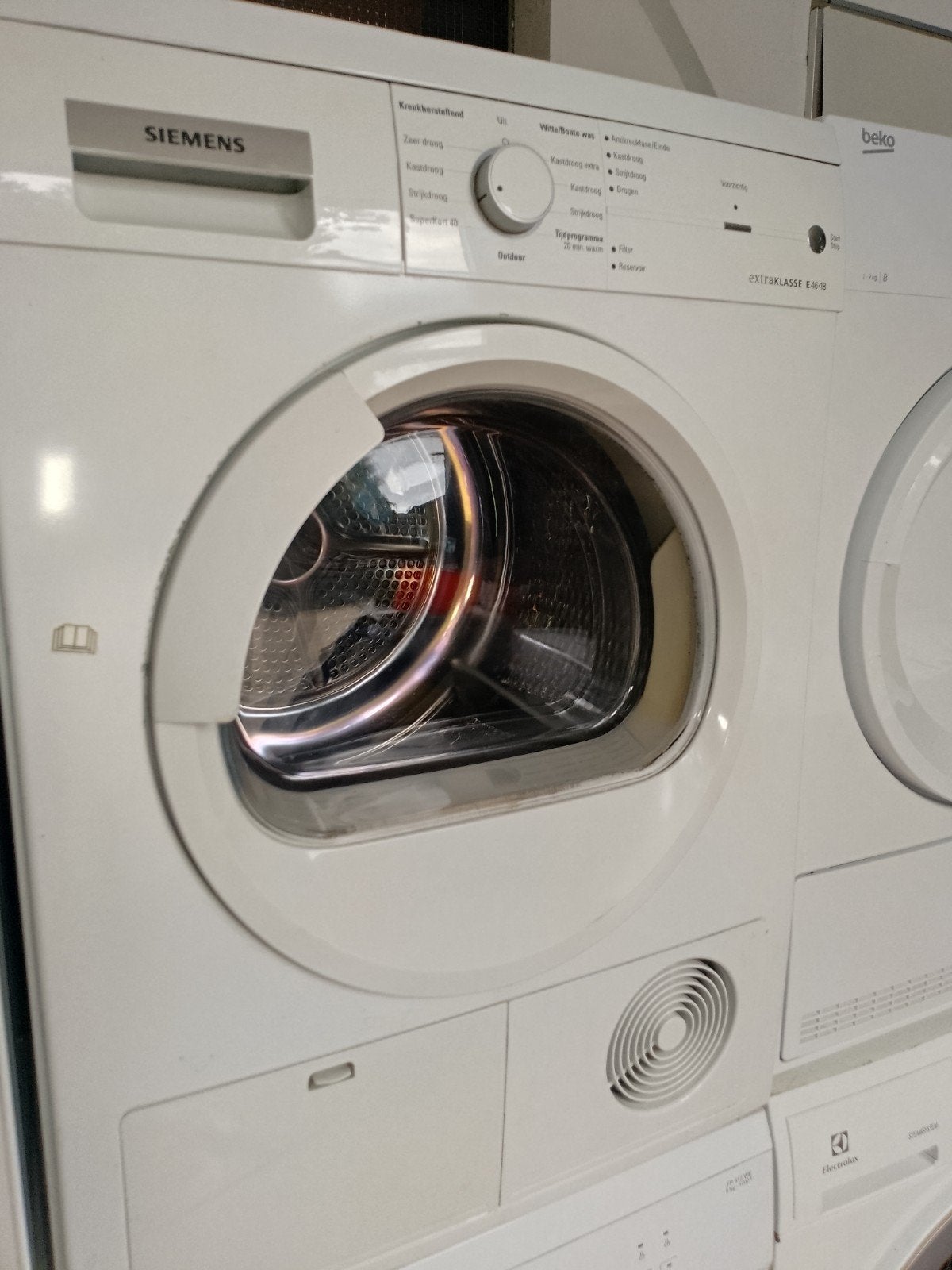 Siemens E46-18 Condensdroger ( met garantie ), Witgoed en Apparatuur, Wasdrogers, 6 tot 8 kg, Anti-kreukfase, Ophalen of Verzenden