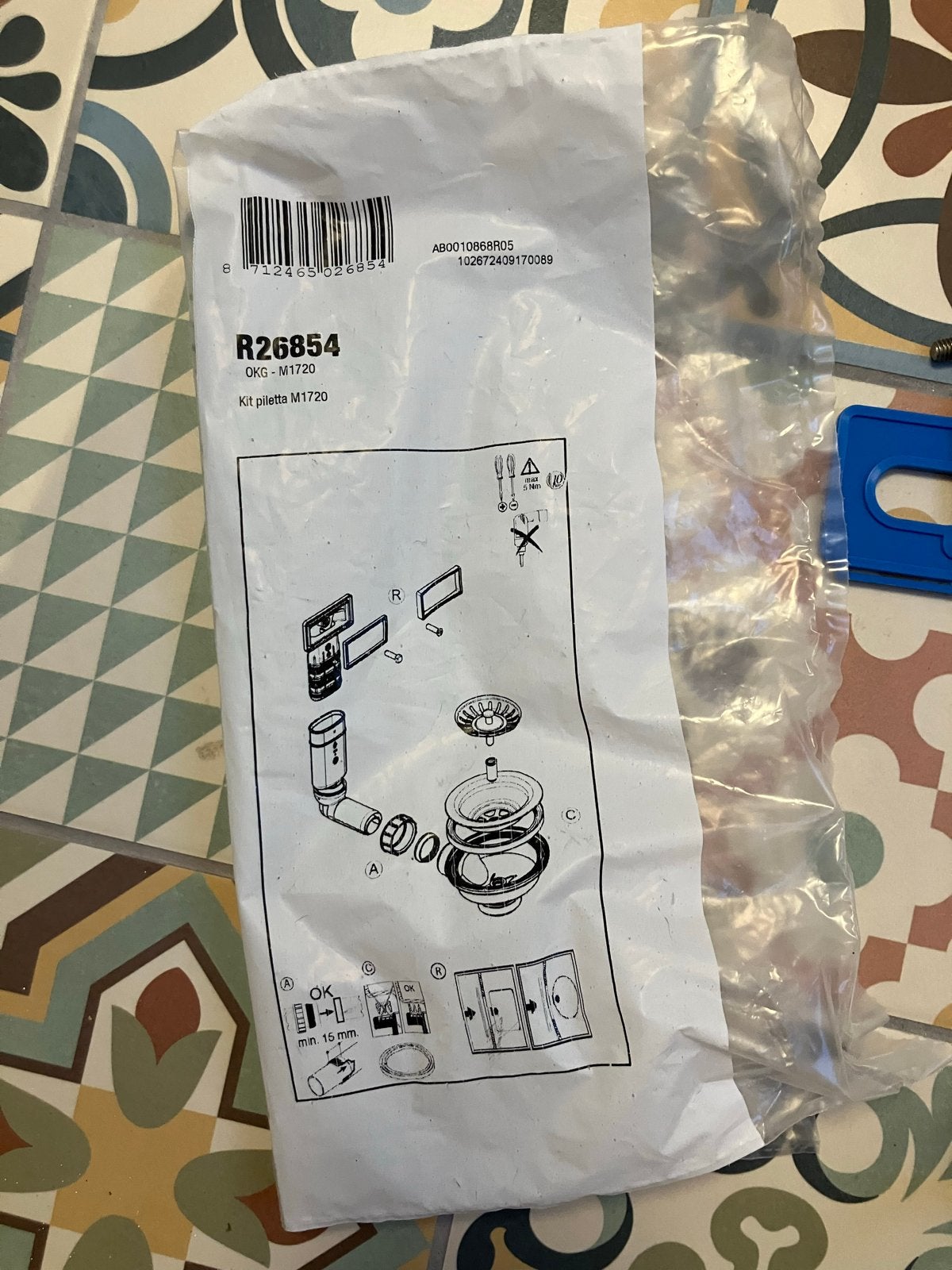 IKEA LILLVIKEN sifon/afvoer voor onderdelen (geopend), Overige typen, Ophalen of Verzenden, Zo goed als nieuw, IKEA