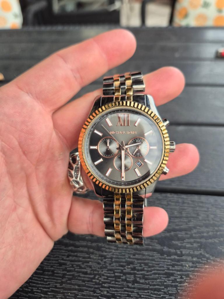 Michael Kors horloge, Sieraden, Tassen en Uiterlijk, Horloges | Heren, Ophalen of Verzenden, Zo goed als nieuw, Staal, Overige merken