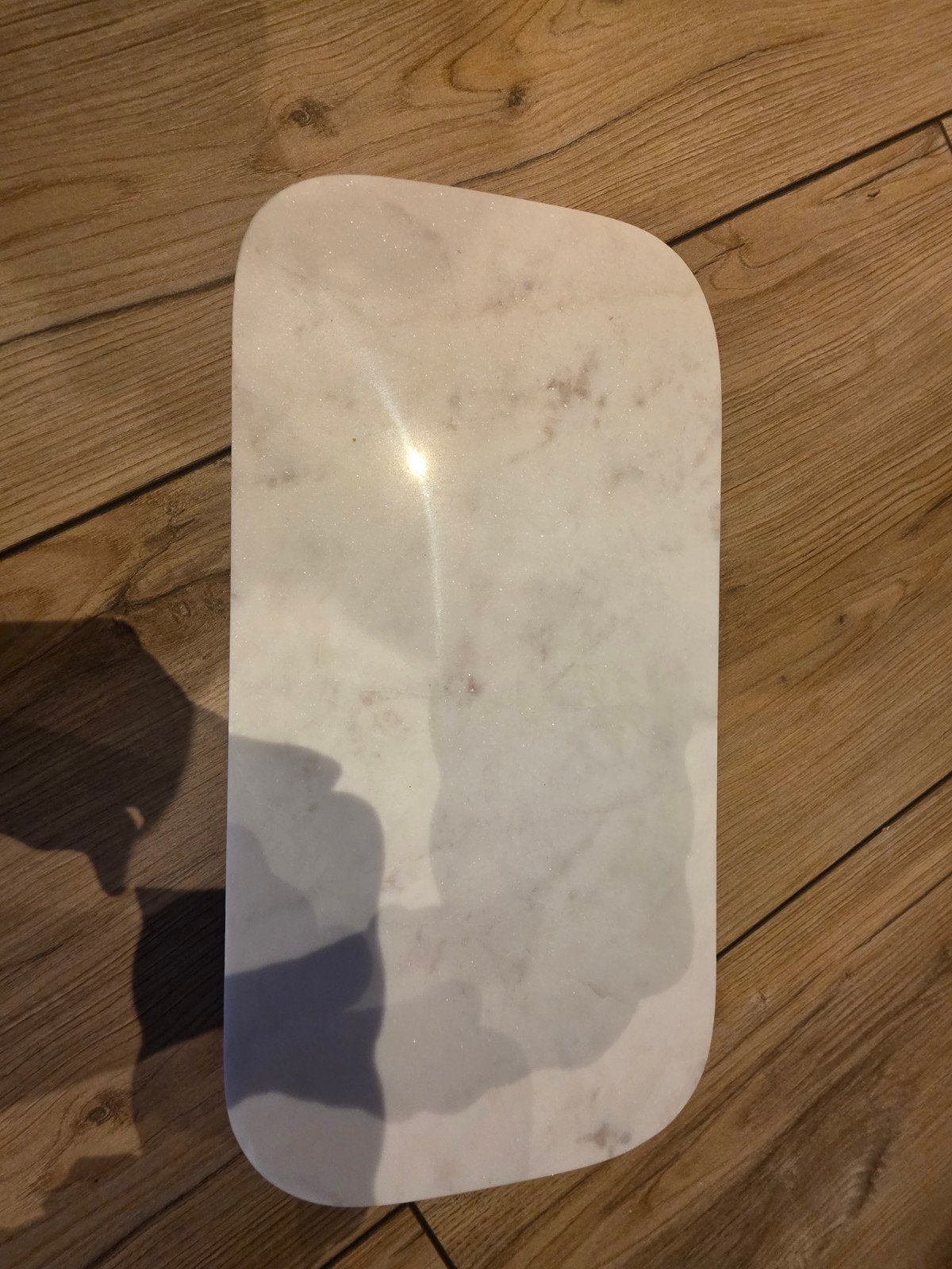 Marmeren plateau Light&Living - Zware kwaliteit, Ophalen, Zo goed als nieuw, Wit, Steen/keramiek